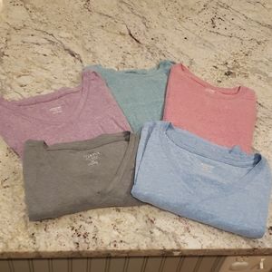 Lot of 5 womens long sleeves